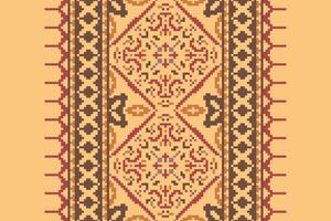 Nordic pattern Seamless Mughal architecture Motif embroidery, Pixel Ikat embroidery Design for Print lace pattern seamless pattern vintage shibori jacquard seamless vector
