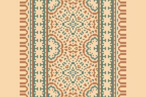 Nordic pattern Seamless Scandinavian pattern Motif embroidery, Pixel Ikat embroidery Design for Print lace pattern seamless pattern vintage shibori jacquard seamless vector