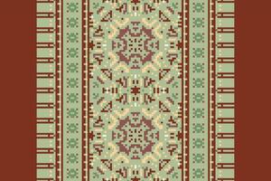 Navajo pattern Seamless Native American, Motif embroidery, Pixel Ikat embroidery Design for Print kurta pattern mughal motifs tapestry pattern floral repeat vector