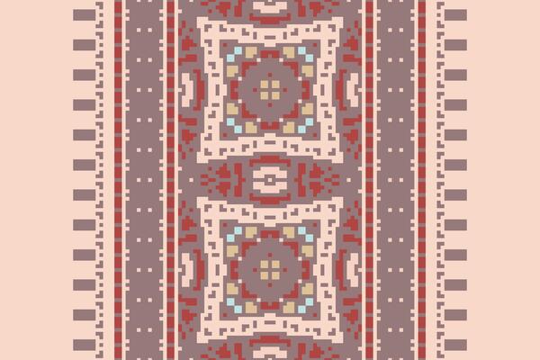 Navajo pattern Seamless Bandana print silk Motif embroidery, Pixel Ikat embroidery Design for Print scandinavian pattern saree ethnic nativity gypsy pattern