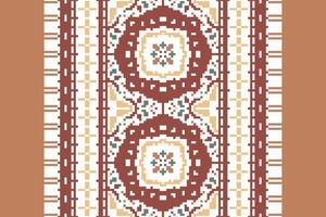 Navajo pattern Seamless Australian aboriginal pattern Motif embroidery, Pixel Ikat embroidery Design for Print tie dyeing pillowcase sambal puri kurti mughal architecture vector