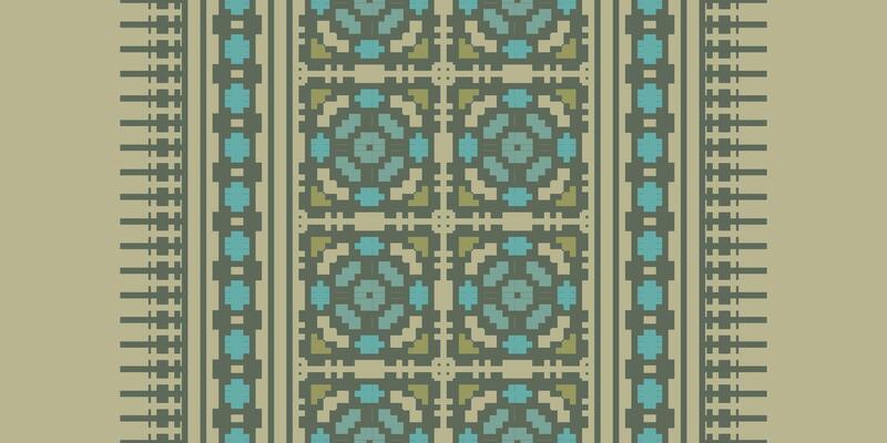 Navajo pattern Seamless Bandana print silk Motif embroidery, Pixel Ikat embroidery Design for Print vyshyvanka placemat quilt sarong sarong beach kurtis Indian motifs