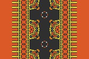 Navajo pattern Seamless Mughal architecture Motif embroidery, Pixel Ikat embroidery Design for Print scarf hijab pattern kerchief Pixel Ikat Silk kurti model mughal patterns vector