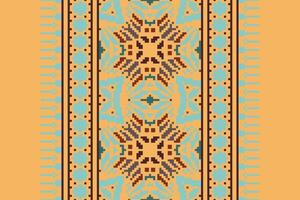 Navajo pattern Seamless Scandinavian pattern Motif embroidery, Pixel Ikat embroidery Design for Print indonesian batik motif embroidery native american kurta mughal design vector