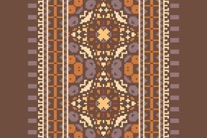 Navajo pattern Seamless Mughal architecture Motif embroidery, Pixel Ikat embroidery Design for Print lace pattern turkish ceramic ancient egypt art jacquard pattern vector
