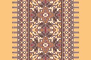 Navajo pattern Seamless Mughal architecture Motif embroidery, Pixel Ikat embroidery Design for Print lace pattern seamless pattern vintage shibori jacquard seamless vector