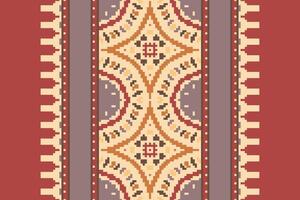 Navajo pattern Seamless Mughal architecture Motif embroidery, Pixel Ikat embroidery Design for Print kurta pattern mughal motifs tapestry pattern floral repeat vector