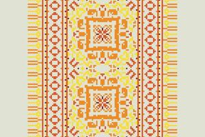 Navajo pattern Seamless Australian aboriginal pattern Motif embroidery, Pixel Ikat embroidery Design for Print scandinavian pattern saree ethnic nativity gypsy pattern vector