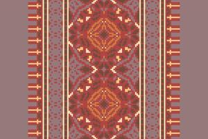 Navajo pattern Seamless Mughal architecture Motif embroidery, Pixel Ikat embroidery Design for Print jacquard slavic pattern folklore pattern kente arabesque vector