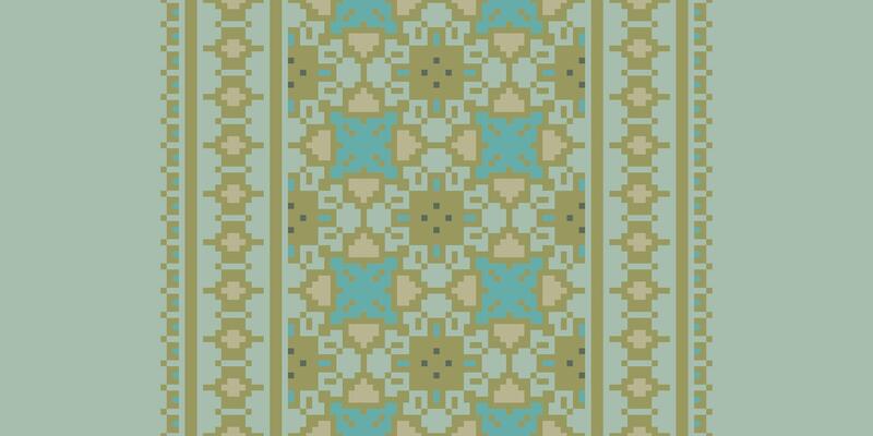Navajo pattern Seamless Bandana print silk Motif embroidery, Pixel Ikat embroidery Design for Print kurta pattern mughal motifs tapestry pattern floral repeat