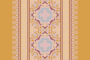 Patchwork pattern Seamless Native American, Motif embroidery, Pixel Ikat embroidery Design for Print scandinavian pattern saree ethnic nativity gypsy pattern vector