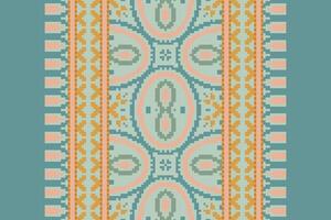 Patchwork pattern Seamless Native American, Motif embroidery, Pixel Ikat embroidery Design for Print kurta pattern mughal motifs tapestry pattern floral repeat vector