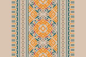 Patchwork pattern Seamless Australian aboriginal pattern Motif embroidery, Pixel Ikat embroidery Design for Print Texture fabric saree sari carpet. kurta patola saree vector
