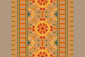 Patchwork pattern Seamless Bandana print silk Motif embroidery, Pixel Ikat embroidery Design for Print egyptian hieroglyphs tibetan geo pattern vector