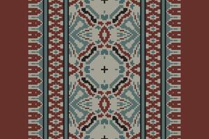 Patchwork pattern Seamless Australian aboriginal pattern Motif embroidery, Pixel Ikat embroidery Design for Print indonesian batik motif embroidery native american kurta mughal design vector
