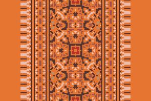 Patchwork pattern Seamless Mughal architecture Motif embroidery, Pixel Ikat embroidery Design for Print Texture fabric saree sari carpet. kurta patola saree vector