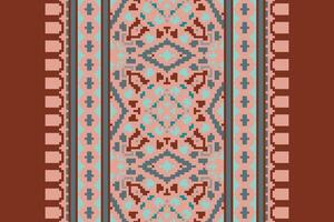 Patchwork pattern Seamless Scandinavian pattern Motif embroidery, Pixel Ikat embroidery Design for Print vyshyvanka placemat quilt sarong sarong beach kurtis Indian motifs vector