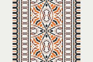 Patchwork pattern Seamless Scandinavian pattern Motif embroidery, Pixel Ikat embroidery Design for Print lace pattern seamless pattern vintage shibori jacquard seamless vector