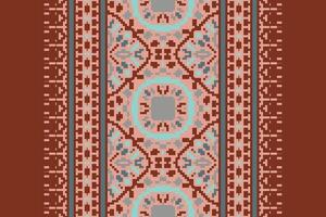 Patchwork pattern Seamless Scandinavian pattern Motif embroidery, Pixel Ikat embroidery Design for Print scarf hijab pattern kerchief Pixel Ikat Silk kurti model mughal patterns vector