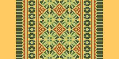 Navajo pattern Seamless Australian aboriginal pattern Motif embroidery, Pixel Ikat embroidery Design for Print endless arabesque cloth dupatta shawl bandana print silk kurta men vector