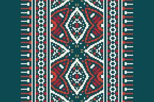 Tie dye Pattern Seamless Native American, Motif embroidery, Pixel Ikat embroidery Design for Print tie dyeing pillowcase sambal puri kurti mughal architecture vector