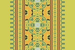 Tie dye Pattern Seamless Australian aboriginal pattern Motif embroidery, Pixel Ikat embroidery Design for Print pattern vintage flower folk navajo patchwork pattern vector