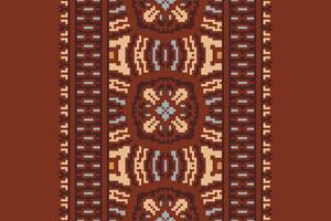 Tie dye Pattern Seamless Bandana print silk Motif embroidery, Pixel Ikat embroidery Design for Print pattern vintage flower folk navajo patchwork pattern vector