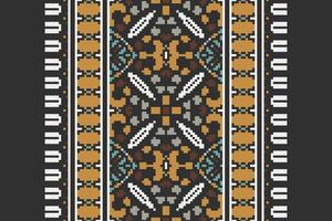 Tie dye Pattern Seamless Australian aboriginal pattern Motif embroidery, Pixel Ikat embroidery Design for Print vyshyvanka placemat quilt sarong sarong beach kurtis Indian motifs vector