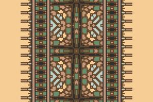 Tie dye Pattern Seamless Australian aboriginal pattern Motif embroidery, Pixel Ikat embroidery Design for Print lace pattern turkish ceramic ancient egypt art jacquard pattern vector