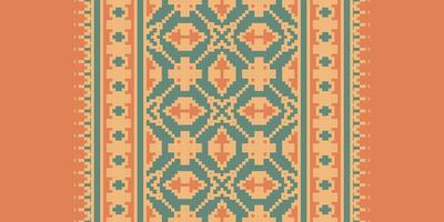 Navajo pattern Seamless Australian aboriginal pattern Motif embroidery, Pixel Ikat embroidery Design for Print scarf hijab pattern kerchief Pixel Ikat Silk kurti model mughal patterns vector