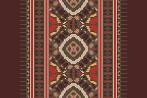Tie dye Pattern Seamless Mughal architecture Motif embroidery, Pixel Ikat embroidery Design for Print jacquard slavic pattern folklore pattern kente arabesque vector