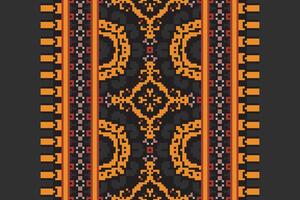 Tie dye Pattern Seamless Mughal architecture Motif embroidery, Pixel Ikat embroidery Design for Print indigenous art aboriginal art pattern floral kurti mughal border vector