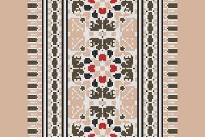 Tie dye Pattern Seamless Mughal architecture Motif embroidery, Pixel Ikat embroidery Design for Print kurta pattern mughal motifs tapestry pattern floral repeat vector