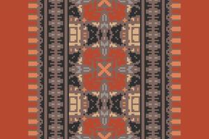 Tie dye Pattern Seamless Mughal architecture Motif embroidery, Pixel Ikat embroidery Design for Print egyptian hieroglyphs tibetan geo pattern vector