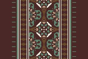 Baroque pattern Seamless Native American, Motif embroidery, Pixel Ikat embroidery Design for Print jacquard slavic pattern folklore pattern kente arabesque vector