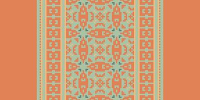 Navajo pattern Seamless Australian aboriginal pattern Motif embroidery, Pixel Ikat embroidery Design for Print tapestry floral kimono repeat pattern lacing spanish motif vector