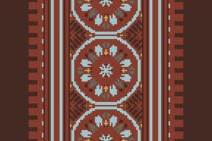 Baroque pattern Seamless Australian aboriginal pattern Motif embroidery, Pixel Ikat embroidery Design for Print indonesian batik motif embroidery native american kurta mughal design vector
