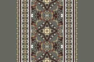 Baroque pattern Seamless Australian aboriginal pattern Motif embroidery, Pixel Ikat embroidery Design for Print kurta pattern mughal motifs tapestry pattern floral repeat vector
