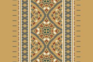 Baroque pattern Seamless Australian aboriginal pattern Motif embroidery, Pixel Ikat embroidery Design for Print tapestry floral kimono repeat pattern lacing spanish motif vector