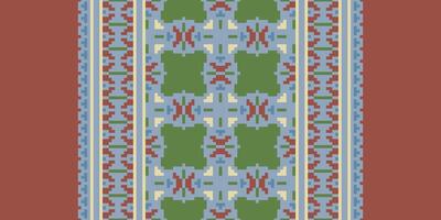 Navajo pattern Seamless Australian aboriginal pattern Motif embroidery, Pixel Ikat embroidery Design for Print jacquard slavic pattern folklore pattern kente arabesque vector