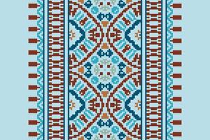 Baroque pattern Seamless Mughal architecture Motif embroidery, Pixel Ikat embroidery Design for Print indonesian batik motif embroidery native american kurta mughal design vector