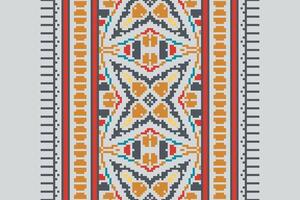 Baroque pattern Seamless Mughal architecture Motif embroidery, Pixel Ikat embroidery Design for Print lace pattern seamless pattern vintage shibori jacquard seamless vector
