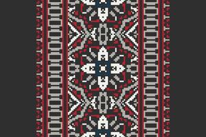 Baroque pattern Seamless Australian aboriginal pattern Motif embroidery, Pixel Ikat embroidery Design for Print scandinavian pattern saree ethnic nativity gypsy pattern vector