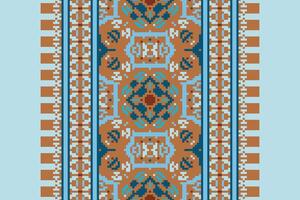Baroque pattern Seamless Mughal architecture Motif embroidery, Pixel Ikat embroidery Design for Print scarf hijab pattern kerchief Pixel Ikat Silk kurti model mughal patterns vector