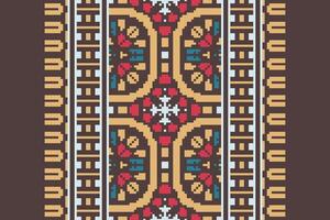Baroque pattern Seamless Scandinavian pattern Motif embroidery, Pixel Ikat embroidery Design for Print egyptian hieroglyphs tibetan geo pattern vector