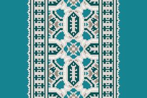 Baroque pattern Seamless Scandinavian pattern Motif embroidery, Pixel Ikat embroidery Design for Print tapestry floral kimono repeat pattern lacing spanish motif vector