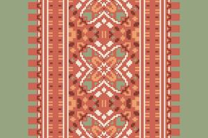 Dupatta pattern Seamless Bandana print silk Motif embroidery, Pixel Ikat embroidery Design for Print scarf hijab pattern kerchief Pixel Ikat Silk kurti model mughal patterns vector