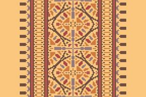 Dupatta pattern Seamless Australian aboriginal pattern Motif embroidery, Pixel Ikat embroidery Design for Print kurta pattern mughal motifs tapestry pattern floral repeat vector