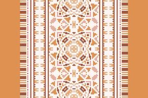 Dupatta pattern Seamless Scandinavian pattern Motif embroidery, Pixel Ikat embroidery Design for Print jacquard slavic pattern folklore pattern kente arabesque vector