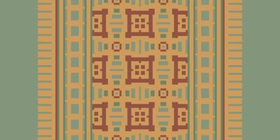 Navajo pattern Seamless Mughal architecture Motif embroidery, Pixel Ikat embroidery Design for Print lace pattern seamless pattern vintage shibori jacquard seamless vector